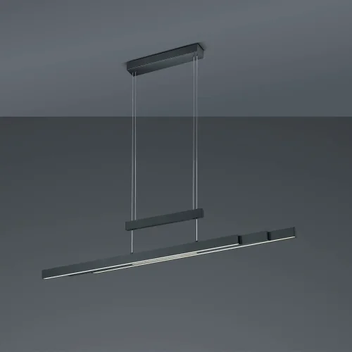 LAMPADA DA SOFFITTO LED 45W 2700K-5000K NERO LUNOR