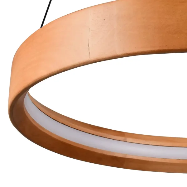LAMPADA DA SOFFITTO LED 28W 3000K LEGNO NATURALE SOLAN