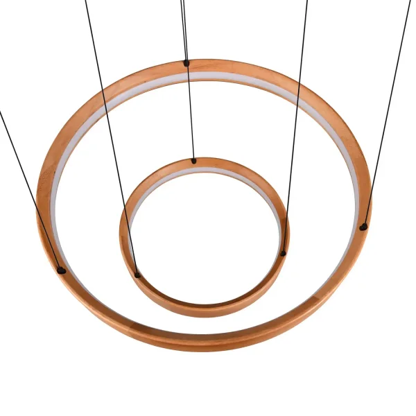 LAMPADA DA SOFFITTO LED 37W 3000K LEGNO NATURALE SOLAN