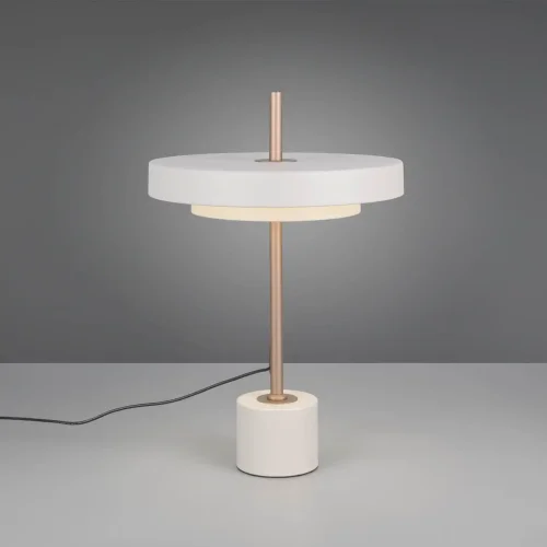 LAMPADA DA TAVOLO LED 12W REGOLABILE 2300-3000-4000K GRIGIO CALDO ELIX