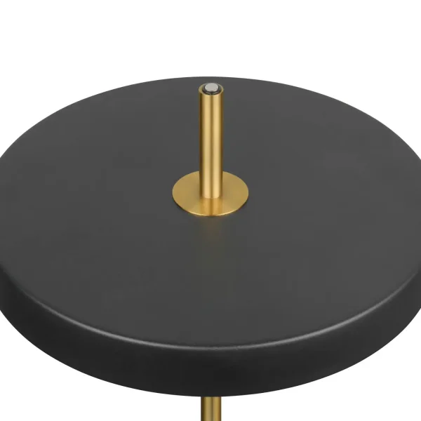 LAMPADA DA TAVOLO LED 12W REGOLABILE 2300-3000-4000K NERO E ORO ELIX