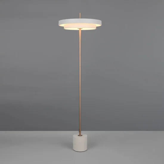 LAMPADA DA TERRA LED 21W REGOLABILE 2300-3000-4000K GRIGIO CALDO ELIX