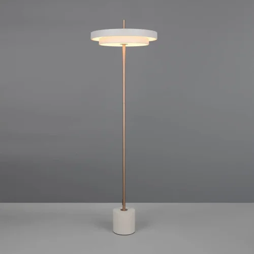 LAMPADA DA TERRA LED 21W REGOLABILE 2300-3000-4000K GRIGIO CALDO ELIX