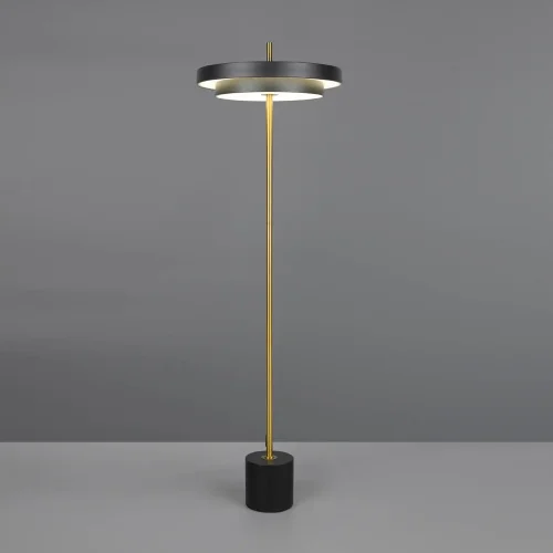 LAMPADA DA TERRA LED 21W REGOLABILE 2300-3000-4000K NERO ORO ELIX