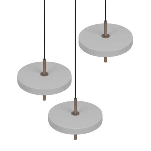 LAMPADA A SOSPENSIONE LED 30W REGOLABILE 2300-3000-4000K GRIGIO CALDO ELIX