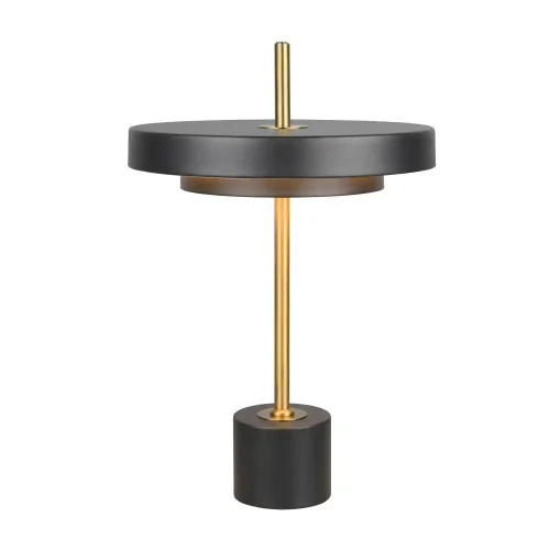 LAMPADA DA TAVOLO LED 12W REGOLABILE 2300-3000-4000K NERO E ORO ELIX
