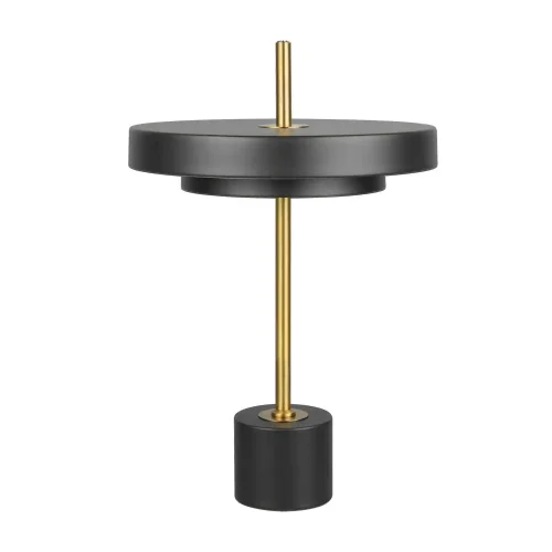 LAMPADA DA TAVOLO LED 12W REGOLABILE 2300-3000-4000K NERO E ORO ELIX