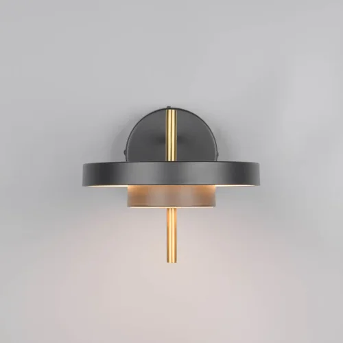 APPLIQUE DA PARETE LED 10W REGOLABILE 2300-3000-4000K NERO ORO ELIX