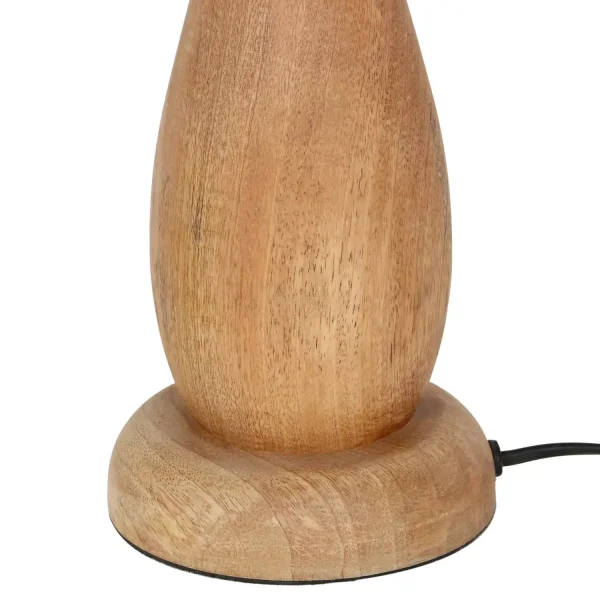 LAMPADA DA TAVOLO LEGNO NATURALE/JUTA E27 TAIS
