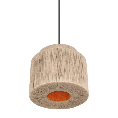 LAMPADA A SOSPENSIONE 1 LUCE JUTA NATURALE E27 LEIKO