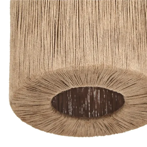 LAMPADA A SOSPENSIONE 4 LUCI JUTA NATURALE E27 LEIKO