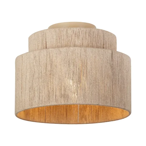 PLAFONIERA 1 LUCE JUTA NATURALE E27 LEIKO