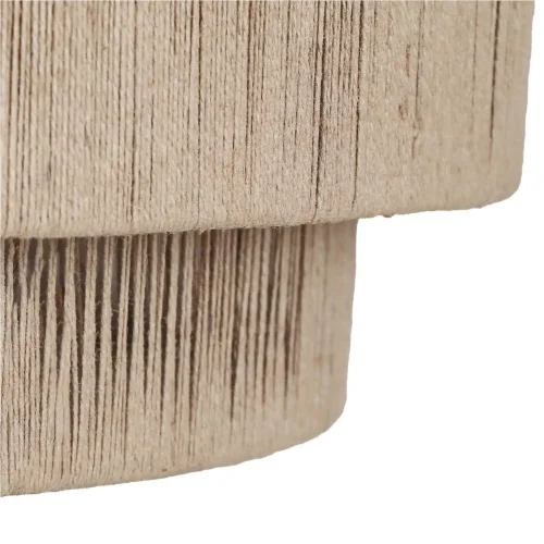 PLAFONIERA 1 LUCE JUTA NATURALE Ø60CM E27 LEIKO