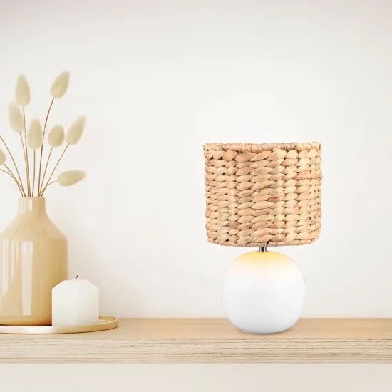 LAMPADA DA TAVOLA CERAMICA PARALUME ALGHE MARINE 29CM PADINA