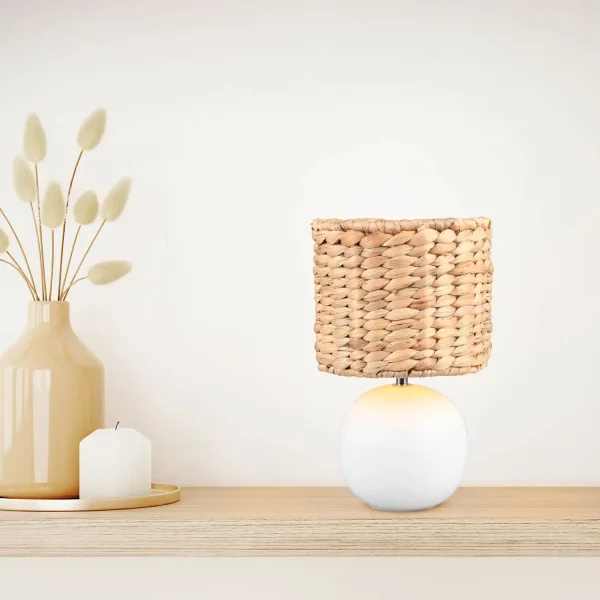 LAMPADA DA TAVOLA CERAMICA PARALUME ALGHE MARINE 29CM PADINA