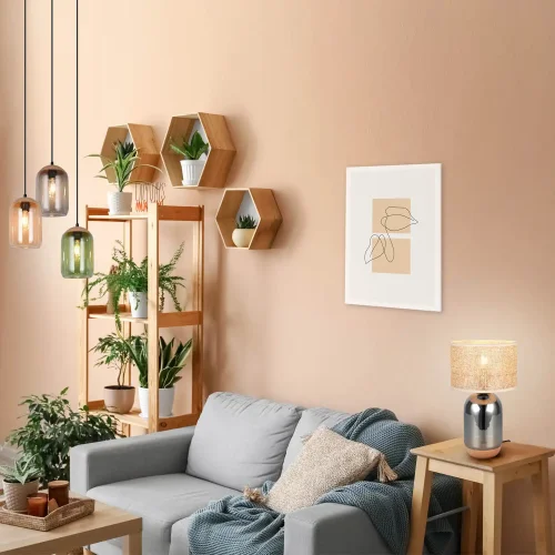 LAMPADA DA TAVOLO IN VETRO 43CM CELINE