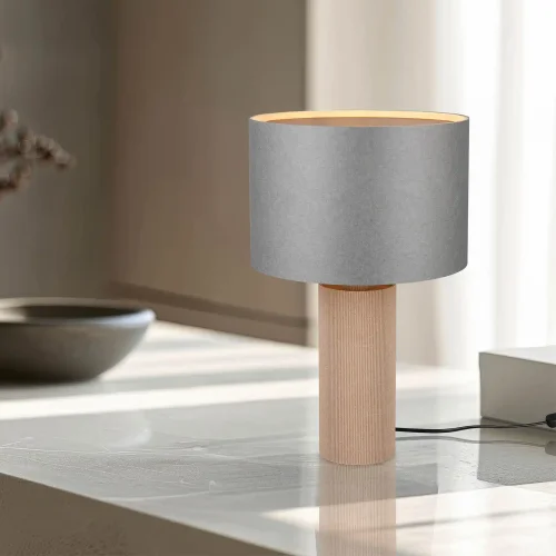 LAMPADA DA TAVOLO PAPPE NATURALE 48CM NEXA