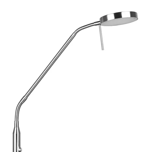 LAMPADA DA TERRA LED 12W REGOLABILE NICHEL SATINATO EDEN