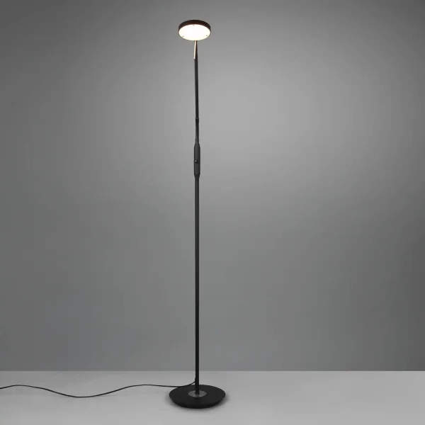 LAMPADA DA TERRA LED 12W REGOLABILE NERO EDEN