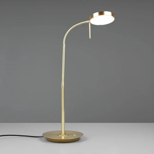 LAMPADA DA TAVOLO LED 12W REGOLABILE BRONZO OPACO EDEN