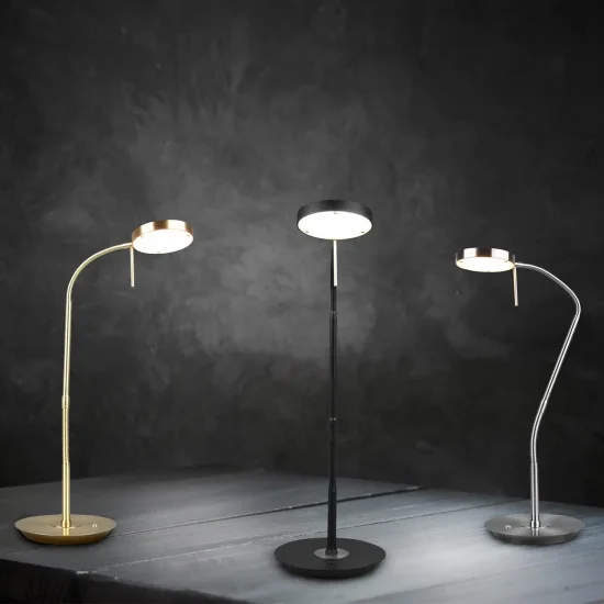 LAMPADA DA TAVOLO LED 12W REGOLABILE BRONZO OPACO EDEN 2