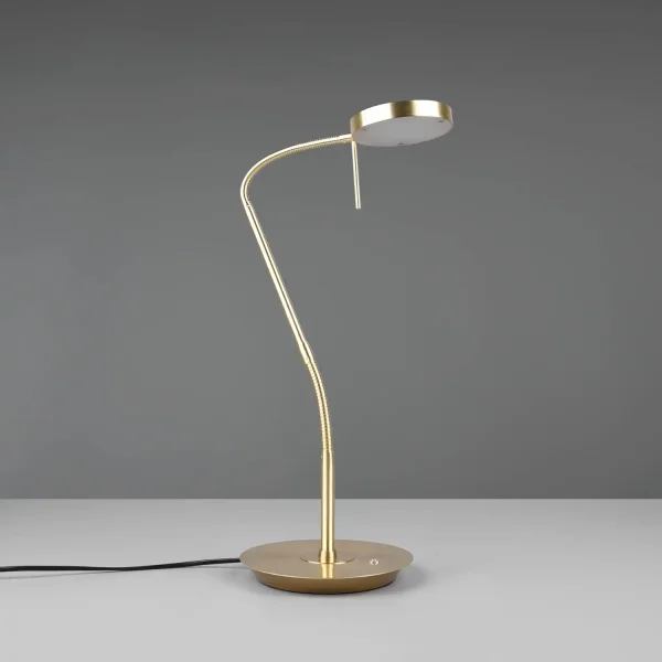 LAMPADA DA TAVOLO LED 12W REGOLABILE BRONZO OPACO EDEN