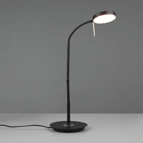 LAMPADA DA TAVOLO LED 12W REGOLABILE NERO EDEN