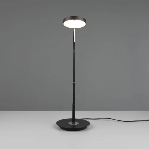 LAMPADA DA TAVOLO LED 12W REGOLABILE NERO EDEN