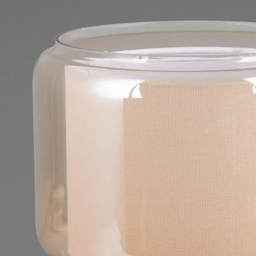 LAMPADA DA TAVOLO IN VETRO AMBRA ISEN