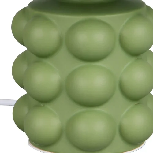 LAMPADA DA TAVOLO IN CERAMICA VERDE 30 CM E14 LOREEN
