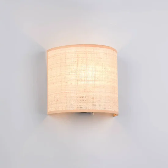 APPLIQUE DA PARETE CON PARALUME IN ALGHE MARINE E27 TERESA