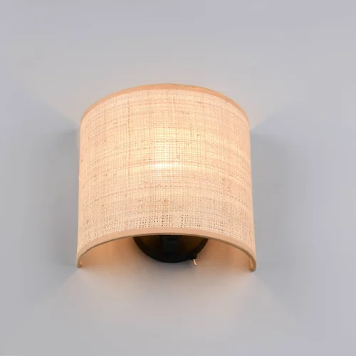 APPLIQUE DA PARETE CON PARALUME IN ALGHE MARINE E27 TERESA