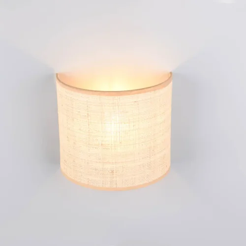 APPLIQUE DA PARETE CON PARALUME IN ALGHE MARINE E27 TERESA