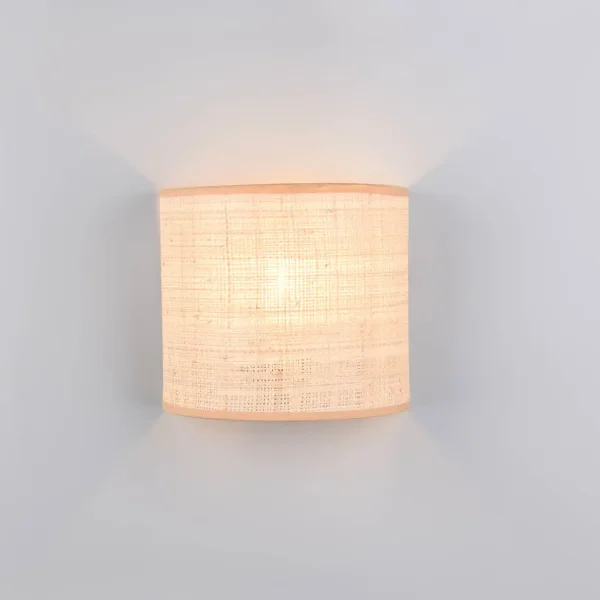 APPLIQUE DA PARETE CON PARALUME IN ALGHE MARINE E27 TERESA