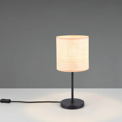 LAMPADA DA TAVOLO CON PARALUME IN ALGHE MARINE E27 TERESA