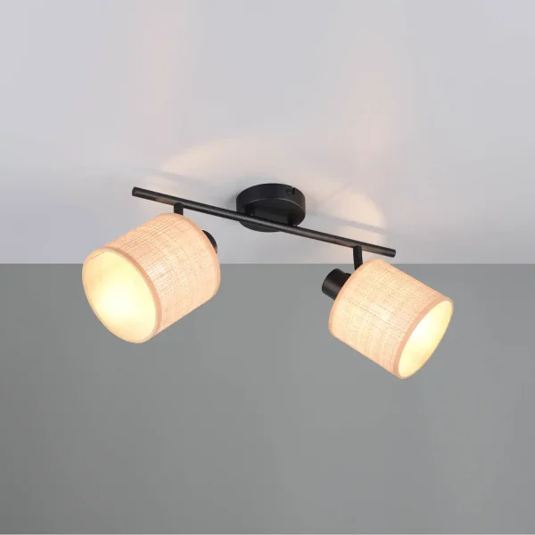 FOCO 2 LUCI CON PARALUMI IN ALGHE MARINE E14 TERESA