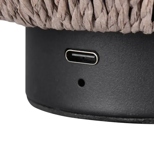 LAMPADA DA TAVOLO LED 1,5W 3000K USB MARRONE NUMA