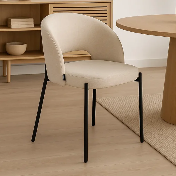 POLTRONA RIVESTITA SABBIA CLOTILDE