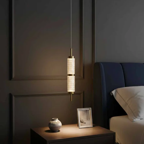 LAMPADA A SOSPENSIONE LED 8W 3000-6500K ORO AMBARINA