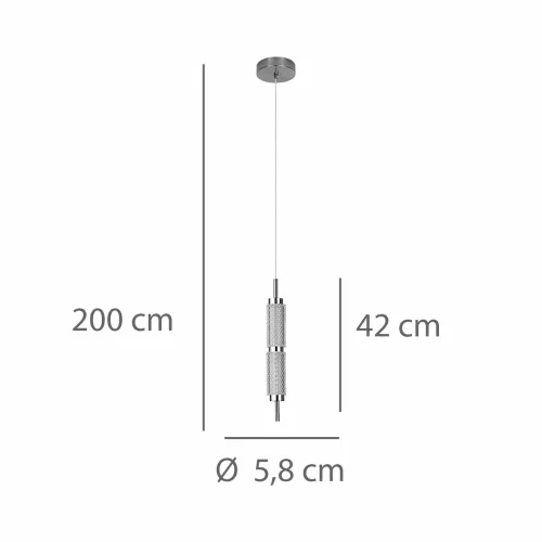 LAMPADA A SOSPENSIONE LED 8W 3000-6500K ORO AMBARINA
