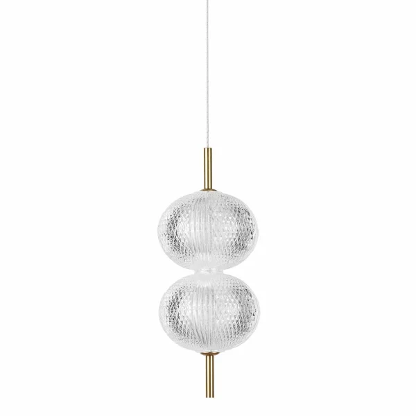 LAMPADA A SOFFITTO LED 12W 3000-6500K ORO AMBARINA