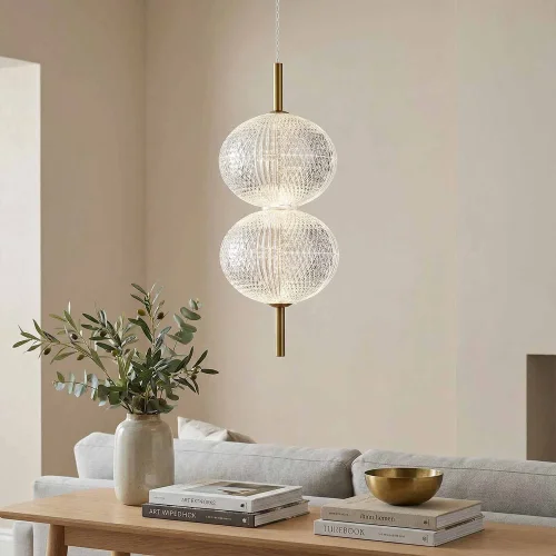 LAMPADA A SOFFITTO LED 12W 3000-6500K ORO AMBARINA