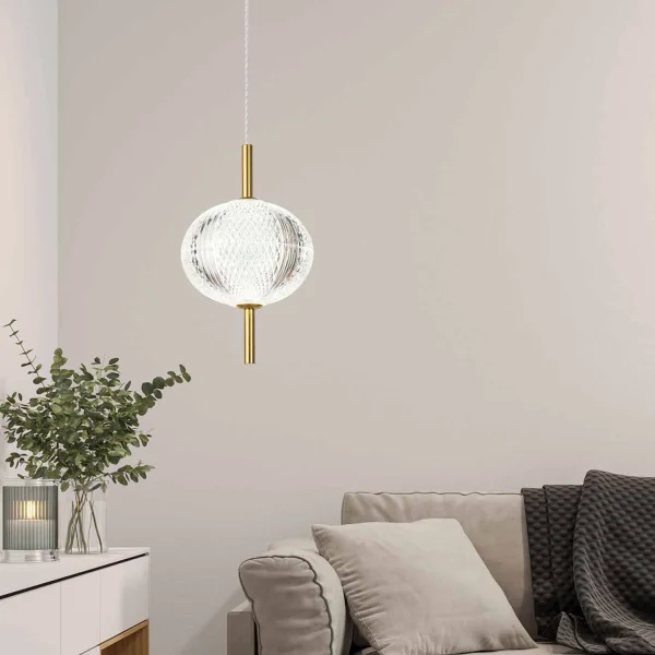 LAMPADA A SOSPENSIONE LED 6W 3000-6500K ORO AMBARINA