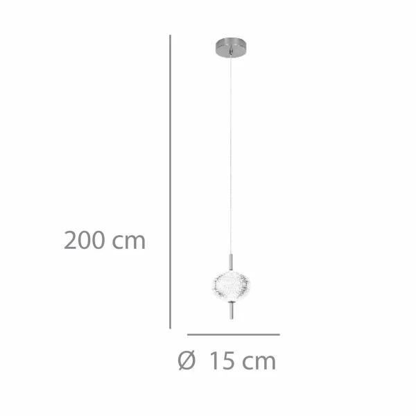 LAMPADA A SOSPENSIONE LED 6W 3000-6500K ORO AMBARINA