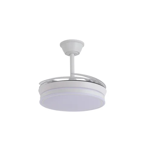 VENTILATORE DA SOFFITTO LED 40W REGOLABILE CON PALE RETRATTILI DARIEL