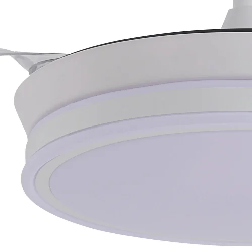 VENTILATORE DA SOFFITTO LED 40W REGOLABILE CON PALE RETRATTILI DARIEL
