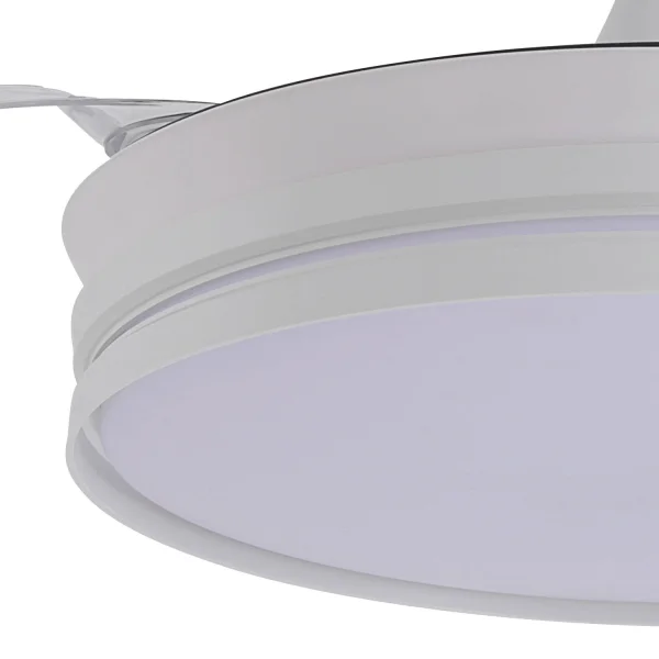 Ventilatore da Soffitto LED 40W Regolabile Pale Pieghevoli Candor| Lúzete
