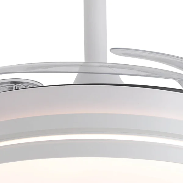Ventilatore da Soffitto LED 40W Regolabile Pale Pieghevoli Candor| Lúzete