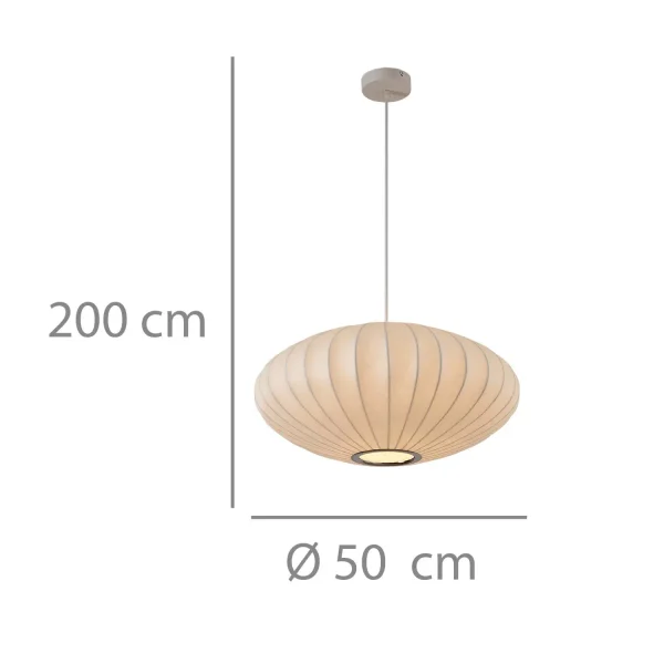LAMPADA DA SOFFITTO 1 LUCE E27 50CM FILORA