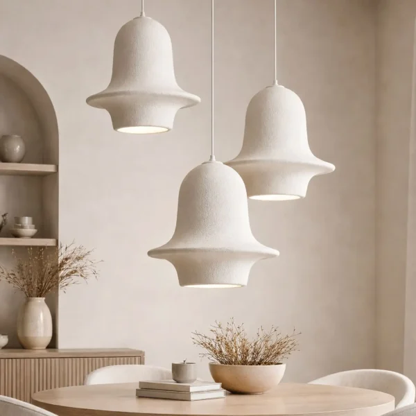 LAMPADA DA SOFFITTO 1 LUCE E27 35CM BIANCA RENATA